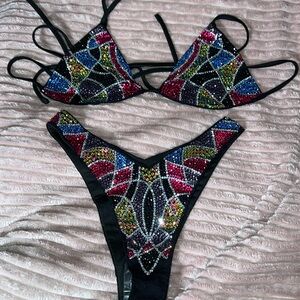 Bikini Set top wore once and bottom NWOT.